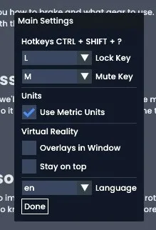 Adjust Overlay Button